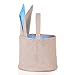 Easter Egg Basket for kids Bunny Burlap Bag to Carry Eggs Candy and Gifts (Blue)