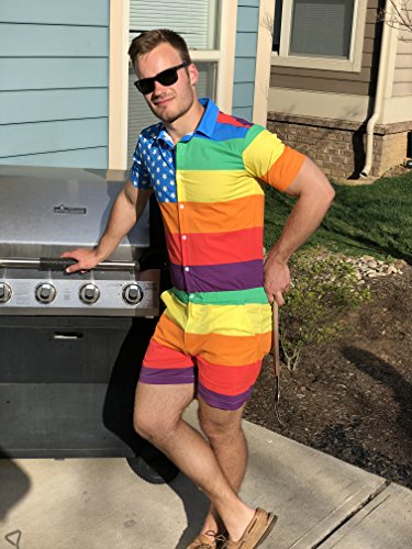 2 Zesties+Pride+Romper+Rainbow+Male