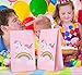 Geefuun 36Ct Unicorn Party Favor Treat Bags - Birthday Goodies Gift Favors Supplies Decorations for Kids