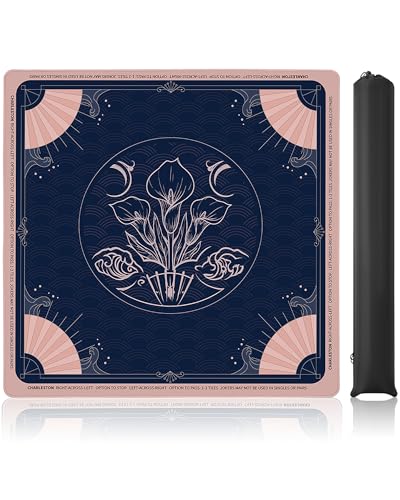 LUCKFOX Mahjong Table Mat, Navy 32.4" Non-Slip Mah Jongg Mat at Amazon