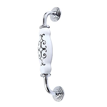 Albio Home Decor Ceramic Modern Wardrobe Cupboard Cabinet Door Pull Handle Hole Pitch