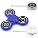 Tri-Spinner Fidget Toy With Premium Hybrid Ceramic Bearing, AIRWALKS Best Stress Reducer Relieves ADHD Anxiety and Boredom, Spins up to 5 min Non-3D (Blue)