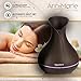 400ml Aromatherapy Essential Oil Diffuser -Wood Grain Ultrasonic Aroma Essential Oil Cool Mist Humidifier with Adjustable Mist Mode for Bedrooms, Office, Yoga Studios, Spa, Gyms