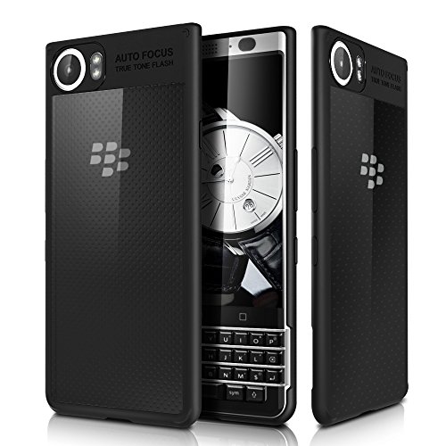 BlackBerry KEYone Case, BASSTOP Slim Transparent Scratch Resistant Lightweight Luxury Hard Acrylic Clear Back case cover for BlackBerry KEYone, Black BlackBerry KEYone Case, BASSTOP Slim Transparent Scratch Resistant Lightweight Luxury Hard Acrylic Clear Back case cover for BlackBerry KEYone, Black
