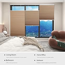 Changshade Blackout Cellular Shades Cordless, Top