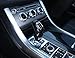 Carbon Fiber Style ABS Plastic Gear Shift Head Cover Trim For Land Rover Range Rover Sport 2014-2017