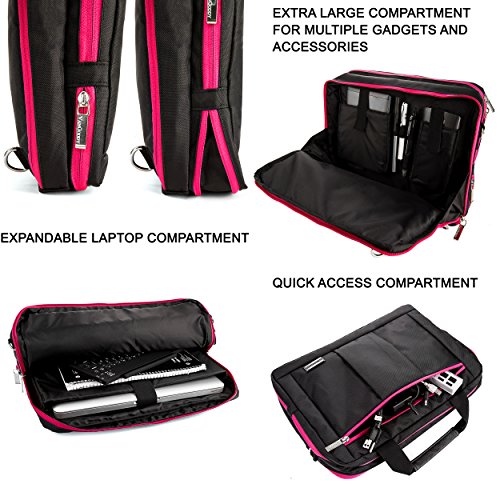 Executive Travel Carrying Bag, Messenger Bag & Backpack For Dell XPS 12