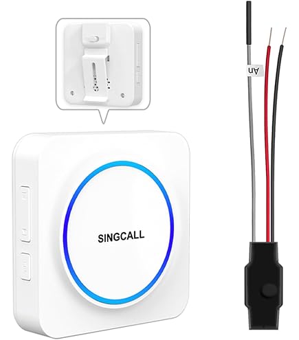 Heath Zenith SL-7357 Wireless Plug-In Door Chime Extender, White