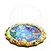 Conthfut Toddler Sprinklers Splash Water Play mat, 39in-Diameter Splash pad Outdoor Sprinkle Mat Summer Fun Water Toys Toddler Boys Girls