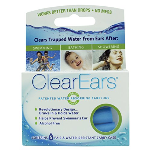 ClearEars? Water Removing Earplugs 10 Count