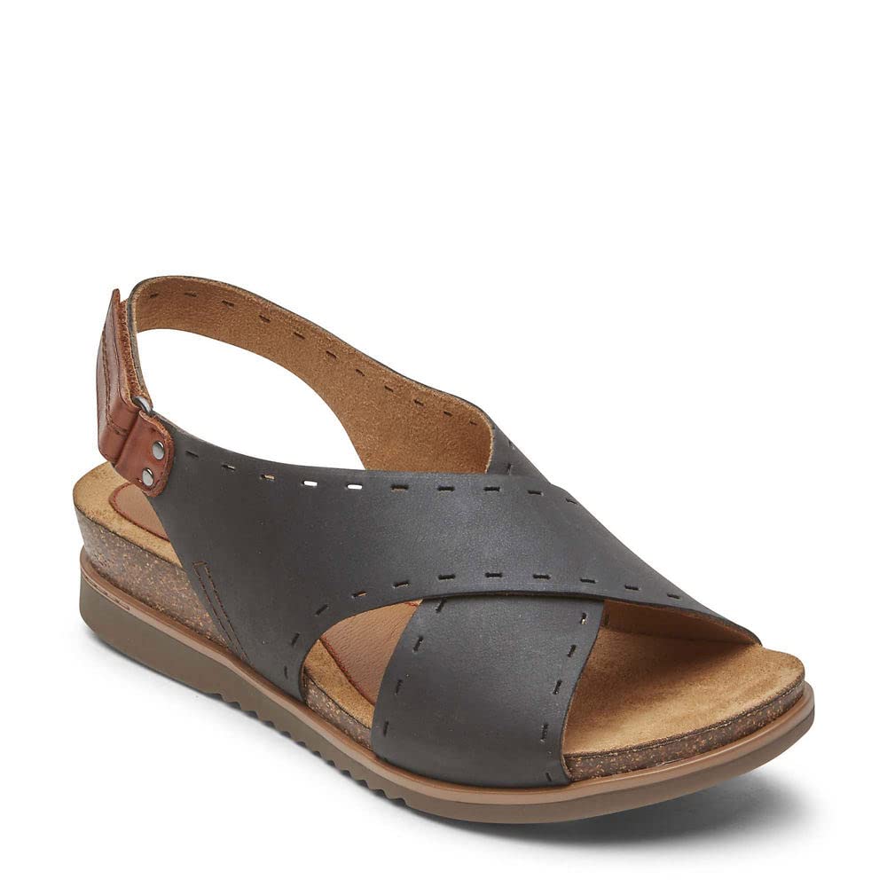 Cobb Hill Women’s May Sling Sandal, Black, 7.5