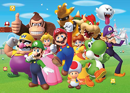 Ravensburger Puzzle 14970 - Super Mario - 1000 Teile Puzzle für Erwachsene und Kinder ab 14 Jahren, Puzzle-Motiv mit Mario, Yoshi, Donkey Kong – Bild 4
