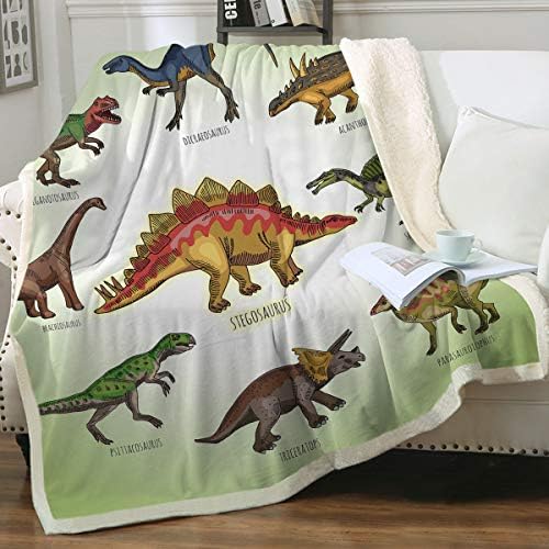 Sleepwish Dinosaur Throw Blanket Kids 