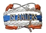 New York Islanders Bracelet, New York Islanders Jewelry, Hockey Bracelet, NHL Bracelet & Perfect Gift