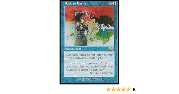 Amazon Com Magic The Gathering Back To Basics Urza S Saga Toys Games