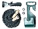 Vela 100-Feet Flexible Garden Hose with Holder, Nozzle with 9 Spray Settings