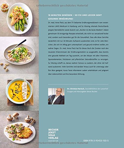 Die 50 Gesundesten 10 Minuten Rezepte Fleck Anne Vossing Su 9783954531035 Amazon Com Books 