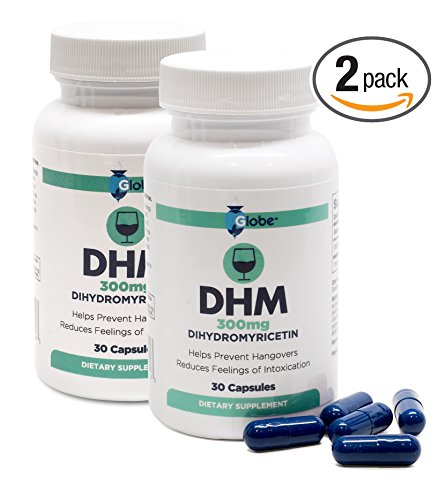 Dihydromyricetin (DHM) (Hovenia Dulcis Extract) Scientifically Proven to PREVENT HANGOVERS (Naturally Derived from the Oriental Raisin Tree) 60 Capsules 300mg (2 PACK) Dihydromyricetin (DHM) (Hovenia Dulcis Extract) Scientifically Proven to PREVENT HANGOVERS (Naturally Derived from the Oriental Raisin Tree) 60 Capsules 300mg (2 PACK)