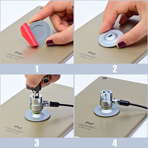 I3C Anchor Plate Adhesive Security Plate, Laptop Lock Plate with Slot