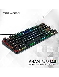 Tecware Phantom 87 Key Mechanical Keyboard, RGB led, Outemu Brown Switch