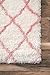 nuLOOM Nelda Trellis Kids Shag Area Rug, 5x8, Baby Pink