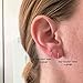 Tiny Silver Hoop Earrings Solid 925 Sterling Silver Mini Hoops 8mm Size 22 Gauge Sensitive Ears