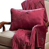 Berkshire Blanket Sablesoft Embroidery Gift Throw