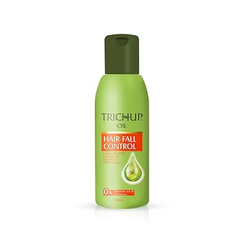 Trichup Hair Fall Control Hair Oil - Enriched Amla, Licorice & Bhringaraj - Repairs & Nourishes Damaged Hair (200ml)
