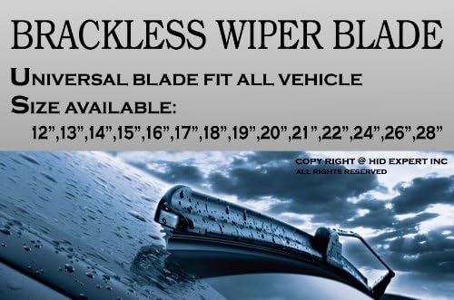 16"+20" JDM J or U Hook Direct Replace Racing Style Windshield WIPER BLADES