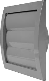 Repa Market Grey 4 Inch Exhaust Hood Vent with Pest Guard Screen Flange view 8