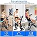 Zafuar 3-in-1 Slim Cycle Exercise Bike,Folding Indoor Stationary Bike with 10-Level Adjustable Magnetic Resistance&LCD Monitor, Quiet Convertible Magnetic Upright Recumbent Total Body Workoutthumb 2