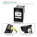 Valuetoner Remanufactured Ink Cartridge Replacement for HP 94 & 95 C8765WN C8766WN (2 Black, 2 Tri-Color) 4 Pack