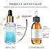 Hyaluronic Acid Serum, BREYLEE Moisturizing Face Oils with Hyaluronic Acid Anti Aging Face Serum for Deeply Hydrate & Fade Fine Lines (17ml,0.61oz)