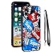 Kplvet iPhone Xs Max Case,Ultra Soft Embossed Craft Non Faded Anti Slip Durable Bendable Slim 6.5 Inches Xs-Max Case,Street Fashion iPhone-Case Designer Basic Protective Phone Cover(Boxing Gloves)