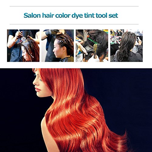 image for Grosun 7pcs Hair Coloring Dyeing Kit Hair Dye DIY Tool Hair Dye Set, D