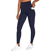 Marika Women's Plus Size Talia High Rise Tummy Control Pocket Legging, Midnight Blue, 2X