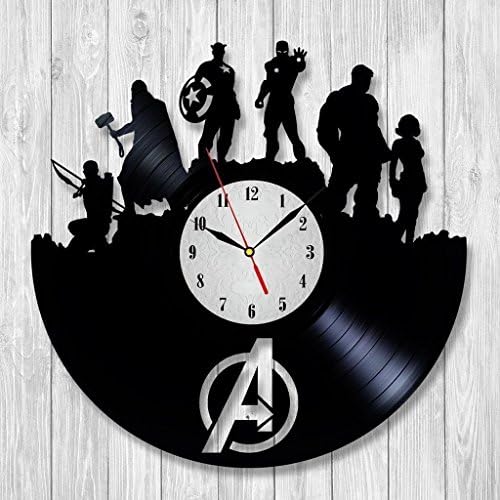 Avengers Infinity War Design Vinyl Wall Clock – handmade gift for any occasion – unique birthday, wedding, anniversary, Valentine’s day gifts - Wall décor Ideas for any space