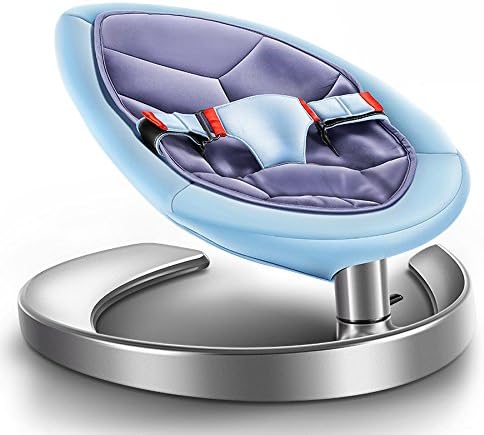 YIHANGG Balance Bouncer Baby Rocker Chair Swings Bouncers Child Comfort Chair Recliner Cradle Chair Lazy Automatic Baby Sleeping Artifact,Blue