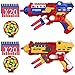 POKONBOY Foam Dart Gun Toy Gun - 2 Sets Super Hero Toy Guns with 40 Pack Refill Foam Bullet Darts and 2 Targets