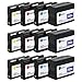 12PK 932 XL 933 XL Ink Cartridge for HP Officejet 6100 6700 6600 7610 7612 7100