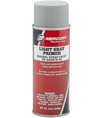 MERCURY OEM Mariner Outboard Light Gray Spray Paint 92-802878 14