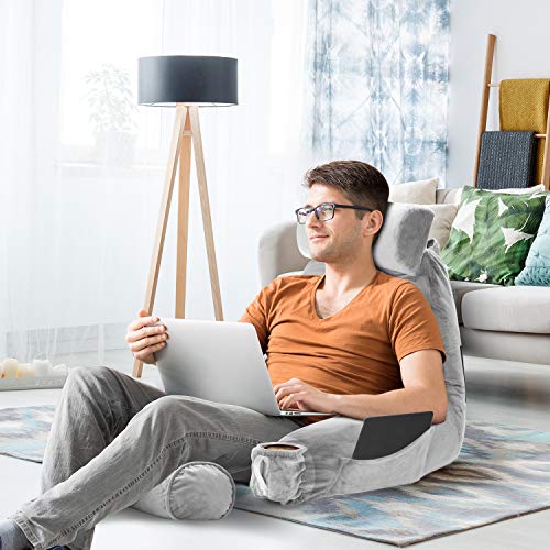 Clara Clark Reading Pillow Adult, Back Pillow for Sitting in Bed