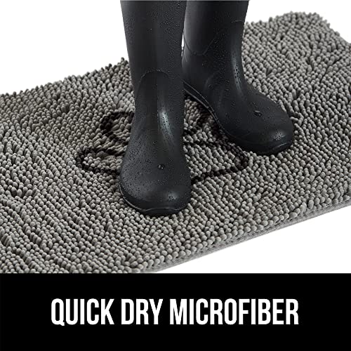 Gorilla Grip Soak Stopper Absorbent Indoor Chenille Doormat, 36x24