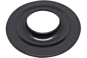 Cobra-Tek - CBK-HZ-6195B-PBK - Round Black Steel Air Cleaner 12" Round Flat Base 5 1/8" Carb Neck Fits Universal. Meets or exceeds all original equipment specifications.