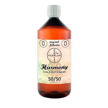 E-Base Harmony - 50/50 I 1000 ml I Ohne Nikotin I Herrlan - Made in Germany