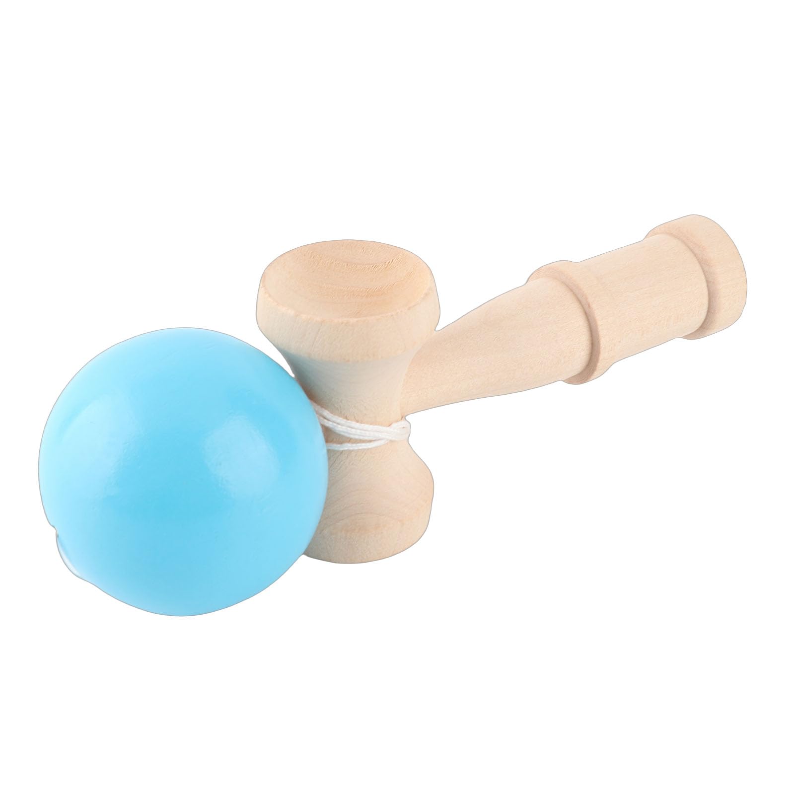TIKATARER Kendama Toy, Kendama Wooden Kendama Toy Wooden Catch Ball Game Wooden Catch Ball Portable Kendama Improves Hand Eye Coordination with String for Indoor and Outdoor (Green)