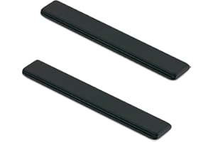 MZCVRIRU Glass Shower Magnet, 2.5" Shower Door Magnet Replacement Replacement for Swing Shower Doors (Black, 2 Pack)