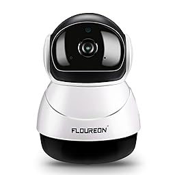 FLOUREON WiFi IP Camera 1080P HD H.264 WiFi 2.0 Megapixel Wireless CCTV Security IP Camera Two-Way Audio Surve