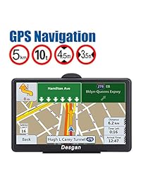 GPS Navigation for Car, 7 inch 8GB HD GPS Navigator , Voice Smart Reminder, Driving Alert,with Sun Visor&Free Lifetime Map