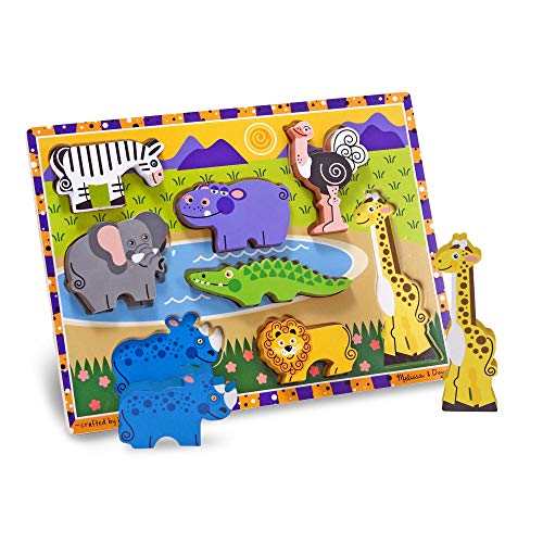 4 Melissa+Doug+Safari+Wooden+Chunky